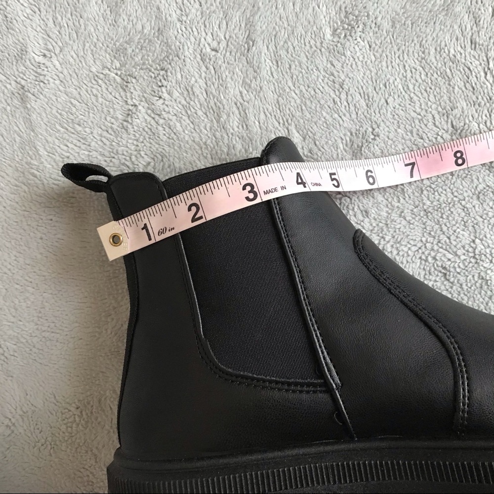 Steve Madden Yardley Platform Chelsea Boot Black 8 - Picture 10 of 11